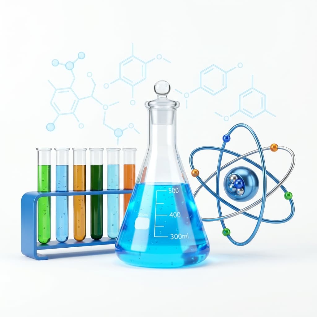 Chemistry 3D Illustration