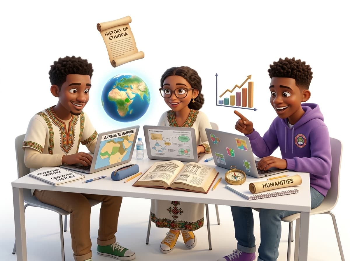Geography 3D Illustration