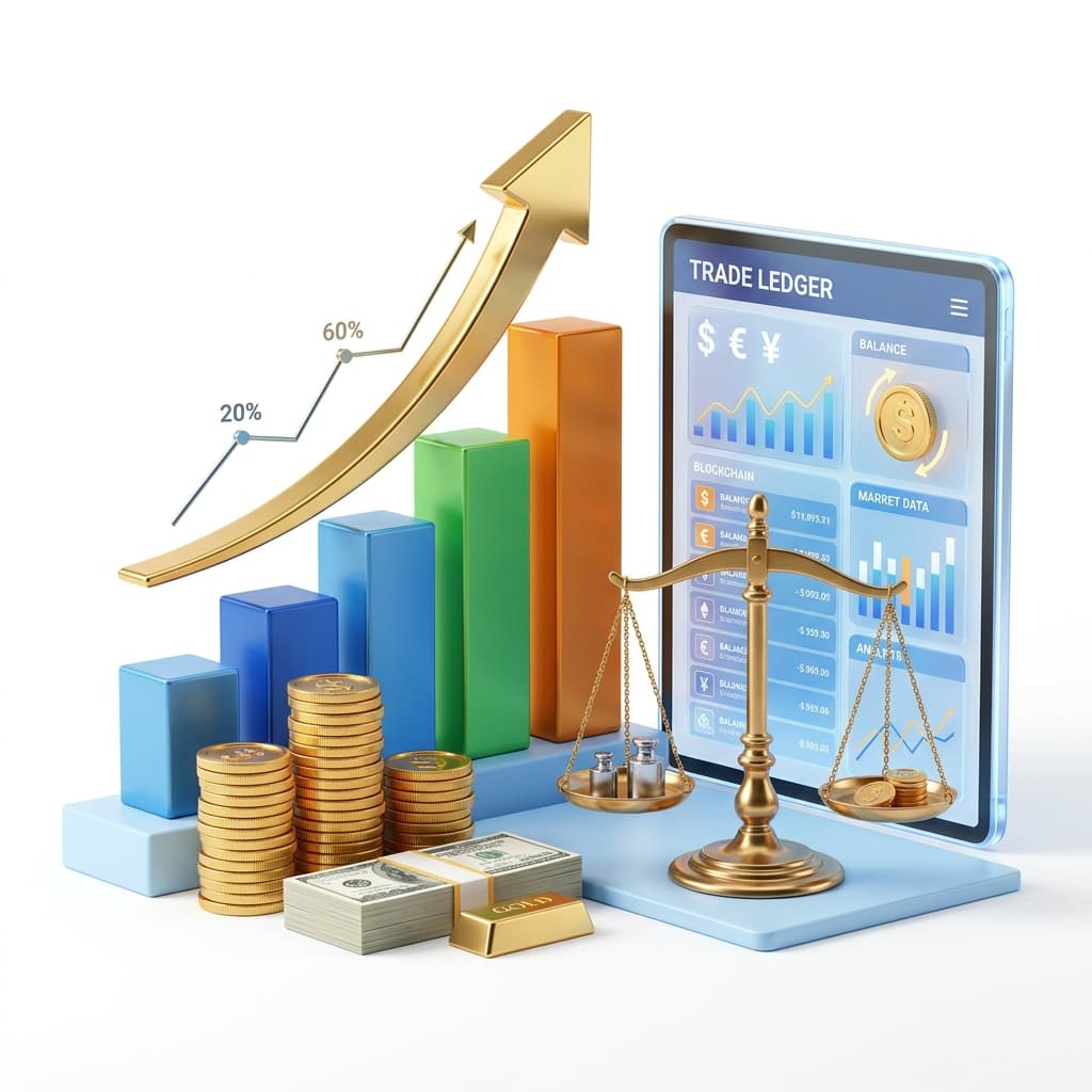 Economics 3D Illustration