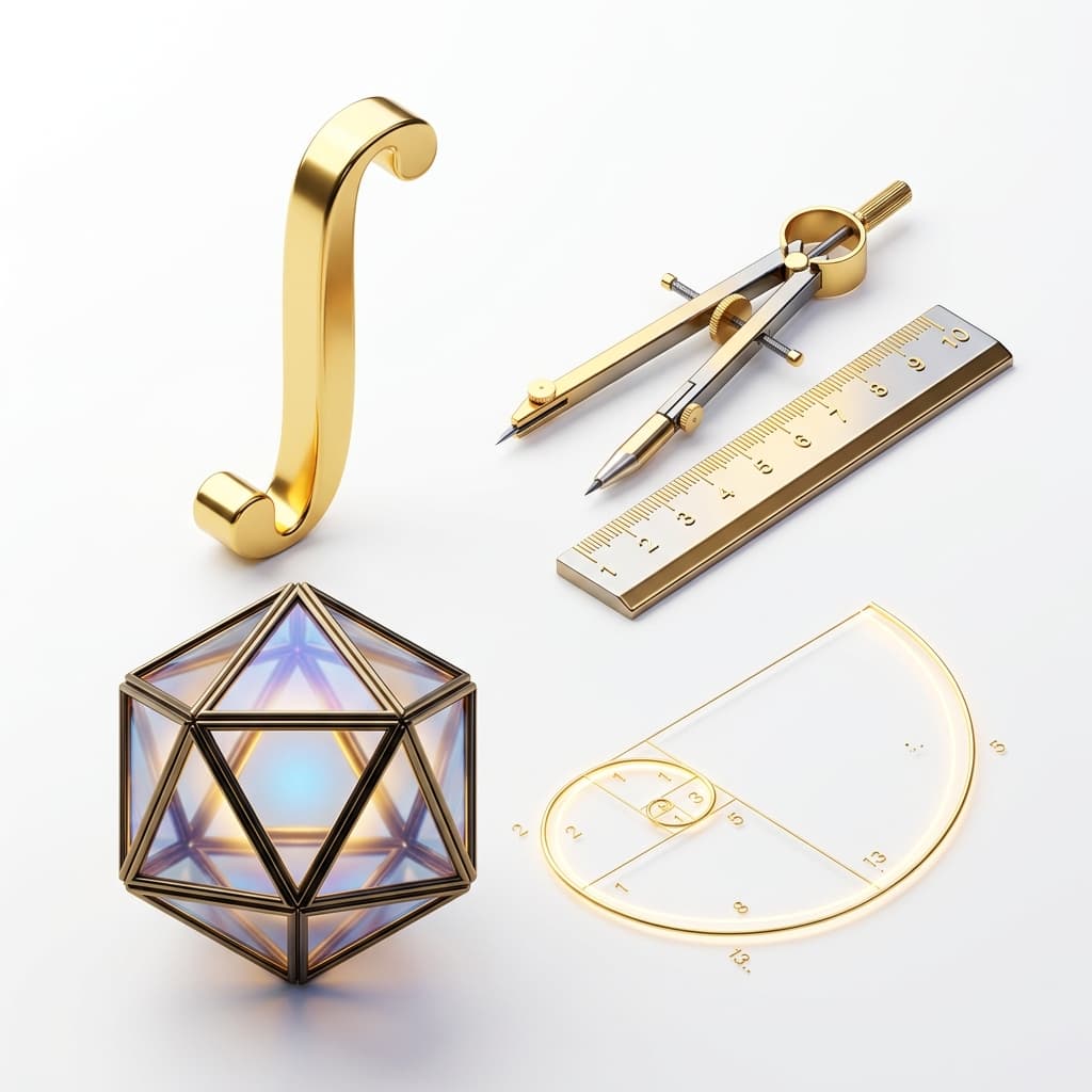 Mathematics 3D Illustration